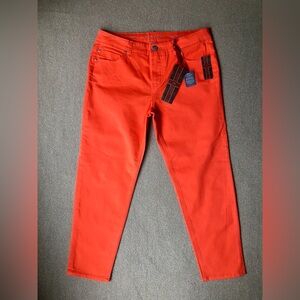 Liverpool Jeans Company, NWT, Abby Ankle Skinny, Picante Orange